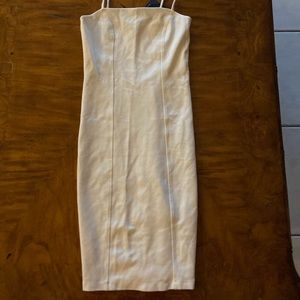 NWT! Never worn! Ivory bodycon dress